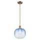 Option Brushed Brass / Sapphire Blue