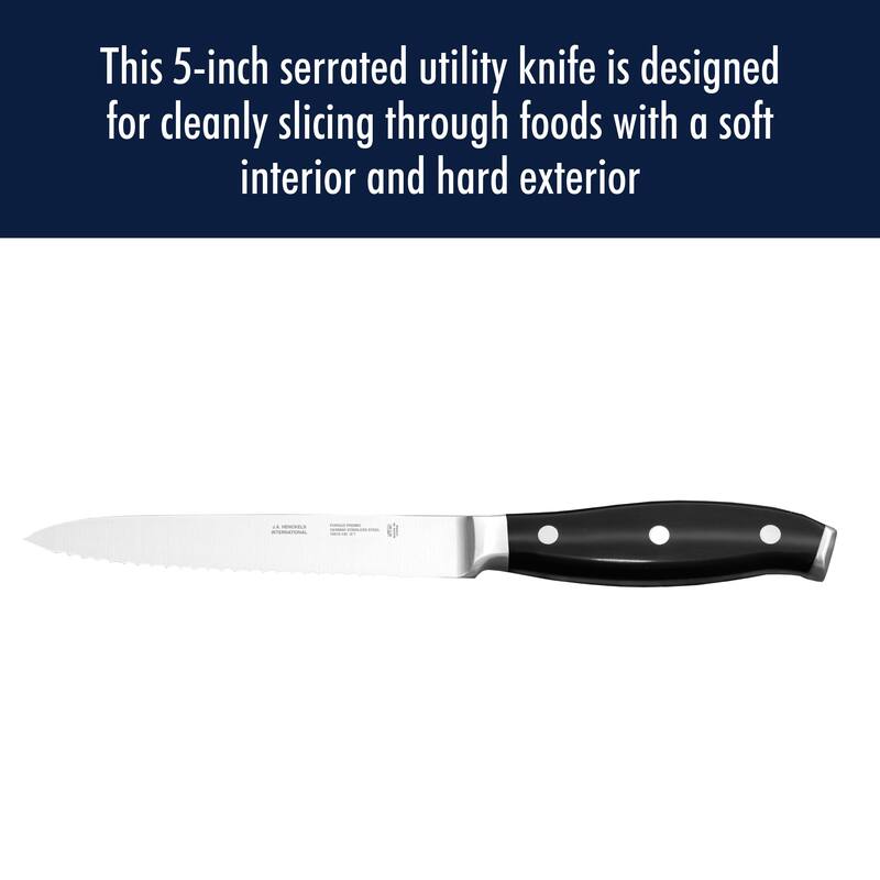 Henckels Forged Premio 5-inch Serrated Utility Knife