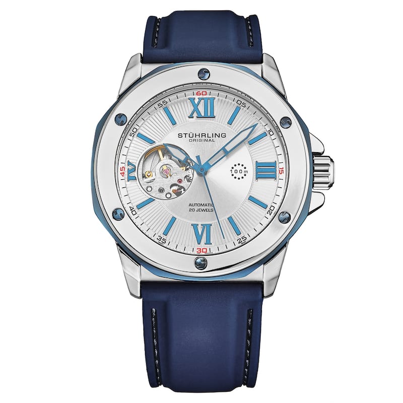 Edwardian Automatic 4018 44mm Skeleton - Silver