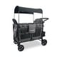 preview thumbnail 1 of 8, W4 Elite Quad Stroller Wagon-Charcoal Gray Grey