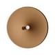 preview thumbnail 4 of 2, Golden Lighting Vistara 1-light 20in Pendant in Latte - Bronze