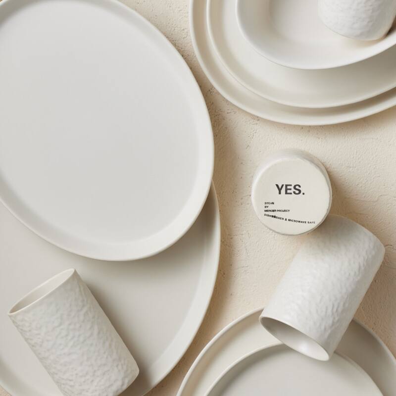 Stone by Mercer Project Katachi Stoneware Dinnerware Set