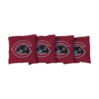 Chapman Panthers Red Cornhole Bags