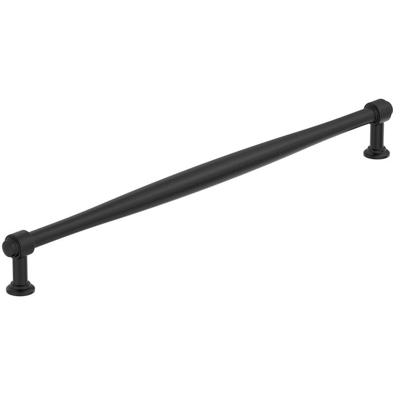 Amerock BP37730 Enlivity 18" Center to Center Appliance Pull - Matte Black