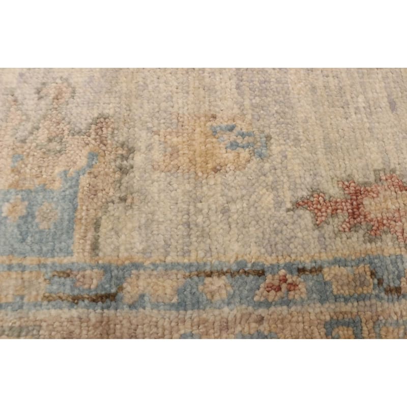 ECARPETGALLERY Hand-knotted Jules Serapi Light Grey Wool Rug - 7'11 x 9'10