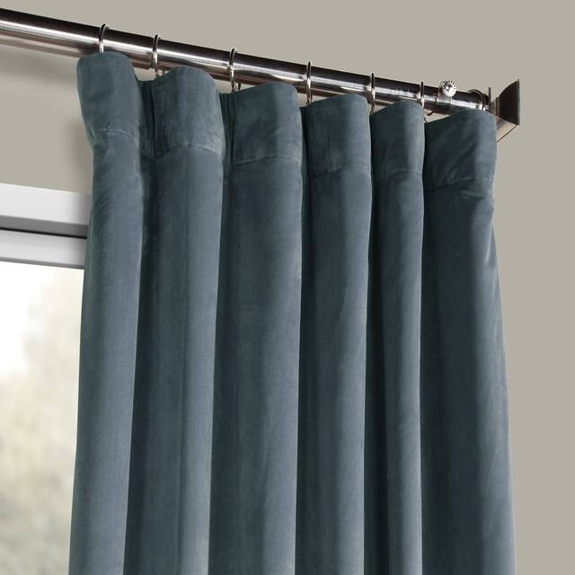 Exclusive Fabrics Heritage Plush Velvet Curtain (1 Panel)