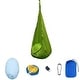 preview thumbnail 4 of 6, Wellco 59 in. x 27.5 in. Kids Pod Swing Seat Cotton Child Hammock Chair for Indoor and Outdoor