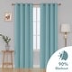 preview thumbnail 53 of 72, Deconovo Solid 52 Width Curtains Panel Pair(2 Panel) 52x108 Inch - Teal