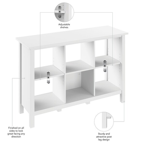 Broadview 6 Cube Organizer by Bush Furniture On Sale Bed Bath Beyond 12796690