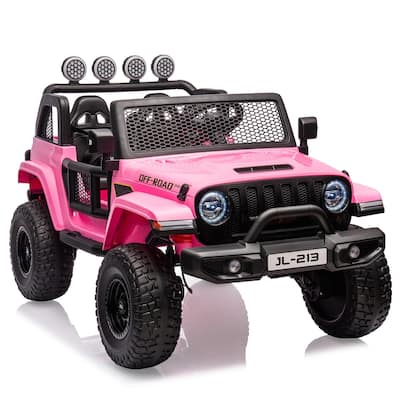 24V 2 Seater Kids Ride On Truck Electric Vehicle for Toddlers Switchable 2WD/4WD