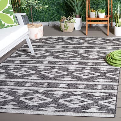 SAFAVIEH Courtyard Jerri Indoor/ Outdoor Waterproof Patio Backyard Rug