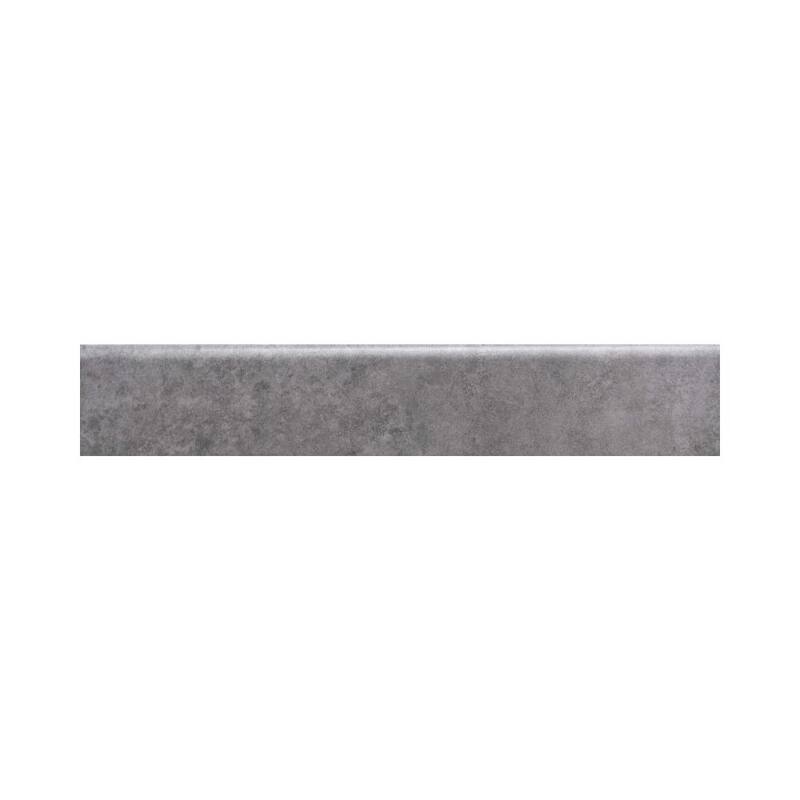 Bowery 3x18 Matte Porcelain Bullnose Tile Trim - 3 x 18 - 1 Piece - Anthracite