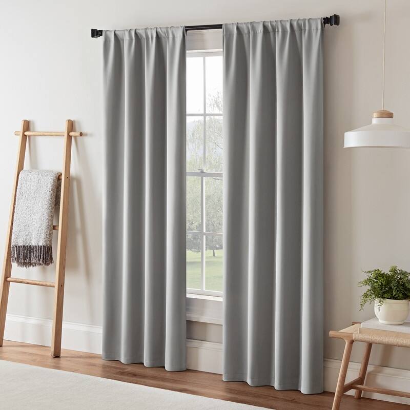 Eclipse Darrell Thermaweave Blackout Window Curtain Panel.
