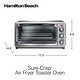preview thumbnail 8 of 6, Hamilton Beach Sure-Crisp Air Fryer and 6-slice Toaster Oven