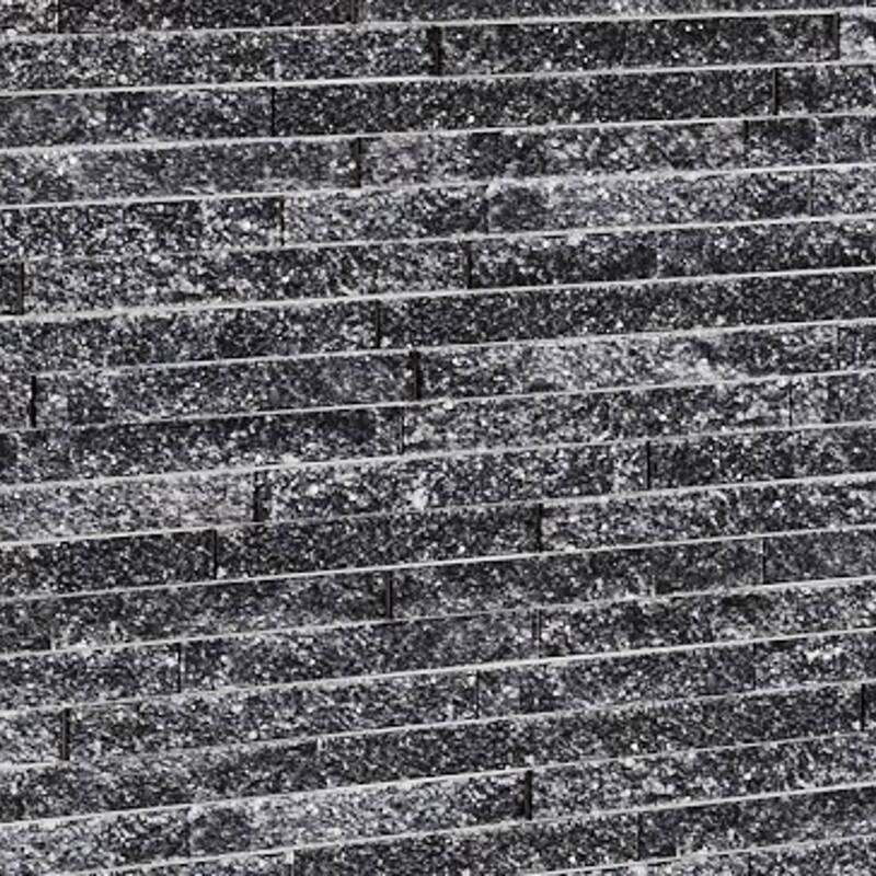 Slender Strip 3 in. x 12 in. Panel and 3 in. x 12 in. Corner Marble Wall Tile - Midnight Sparkle Panel - 2.95 in. x  11.81 in.