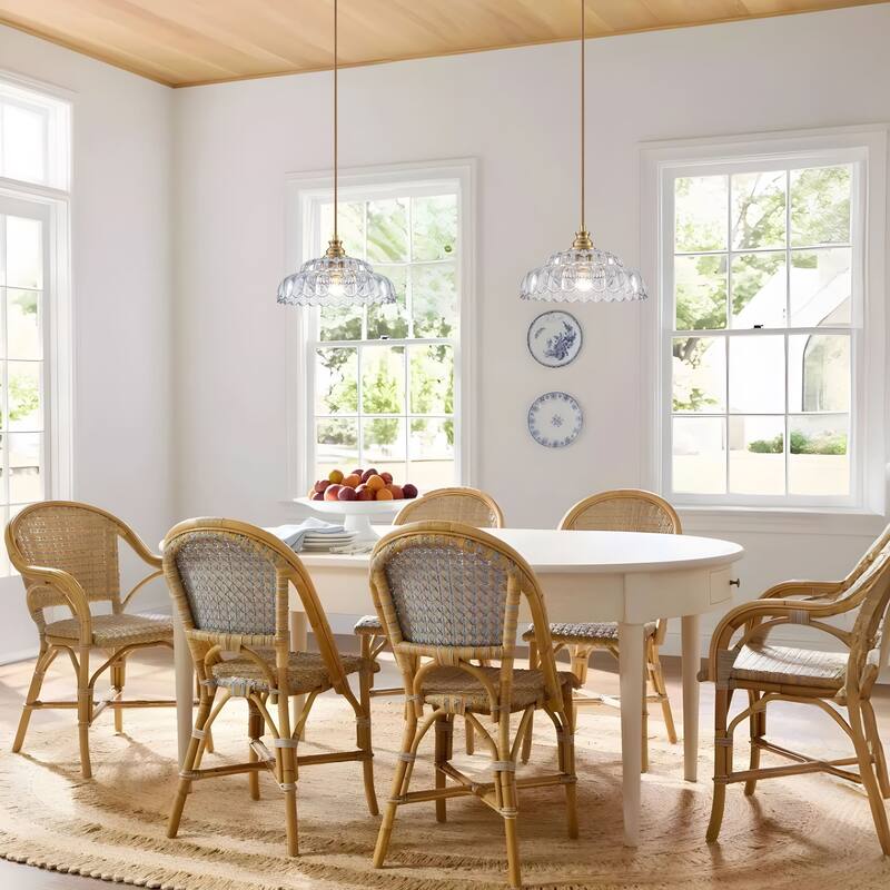 Starsky Modern 1-Light Single Novelty Glass Pendant