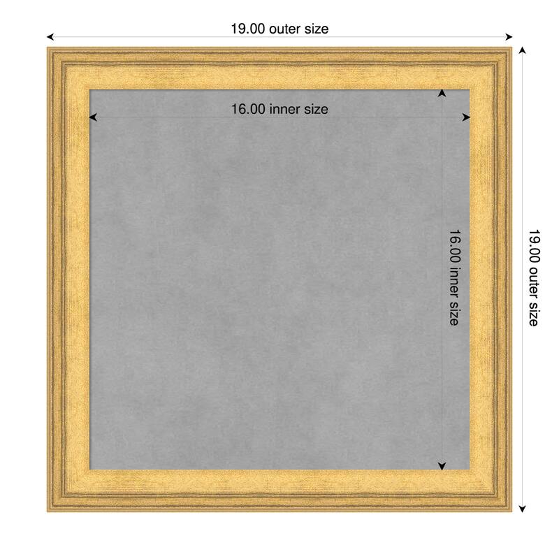 Amanti Art Owen Gold Framed - 19 x 19 in