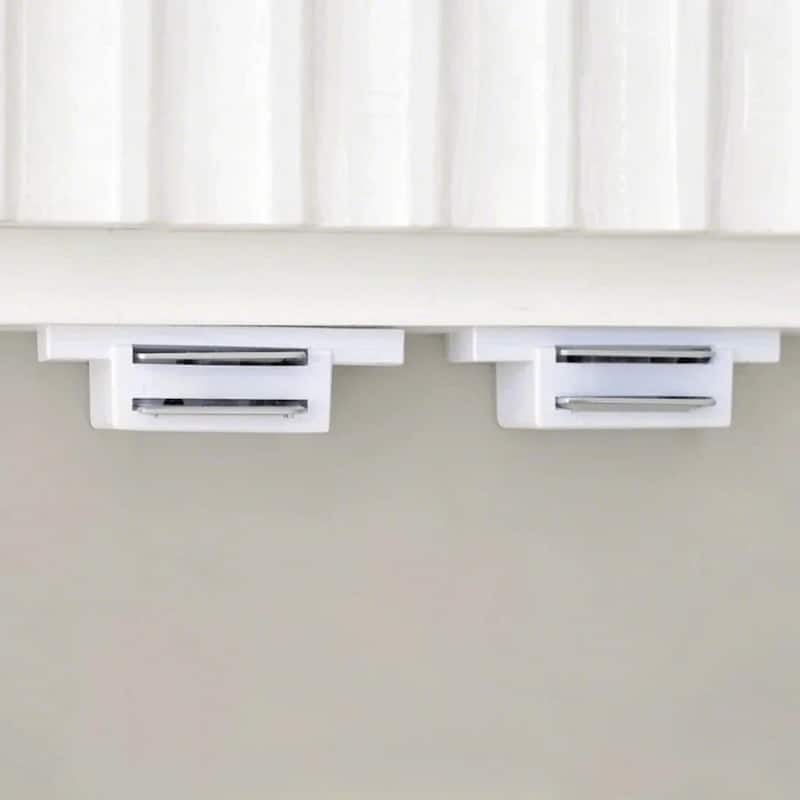 Fluted Kitchen Pantry Cabinet, Freestanding Sideboard Buffet Storage Cabinet with 3 Keyboard Drawers & 6 Door Shelves - White