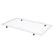 preview thumbnail 13 of 14, White Twin Size Metal House Bed with Trundle & Roof