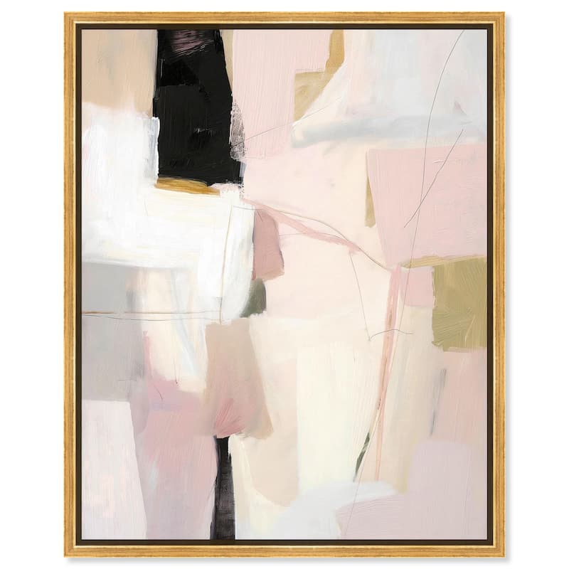 Pistachio Pink I Canvas by Art Remedy - 16" x 20" - Gold