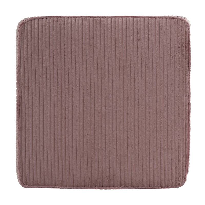 Christopher Knight Home - Mid-Century Modern Upholstered Corduroy Ottoman with Pocket Coil Comfort