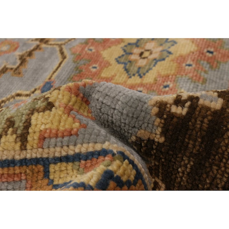 ECARPETGALLERY Hand-knotted Jules Serapi Grey Wool Rug - 9'10 x 13'10