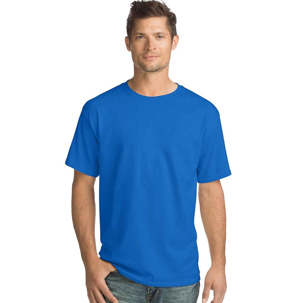 hanes comfort soft mens t shirts