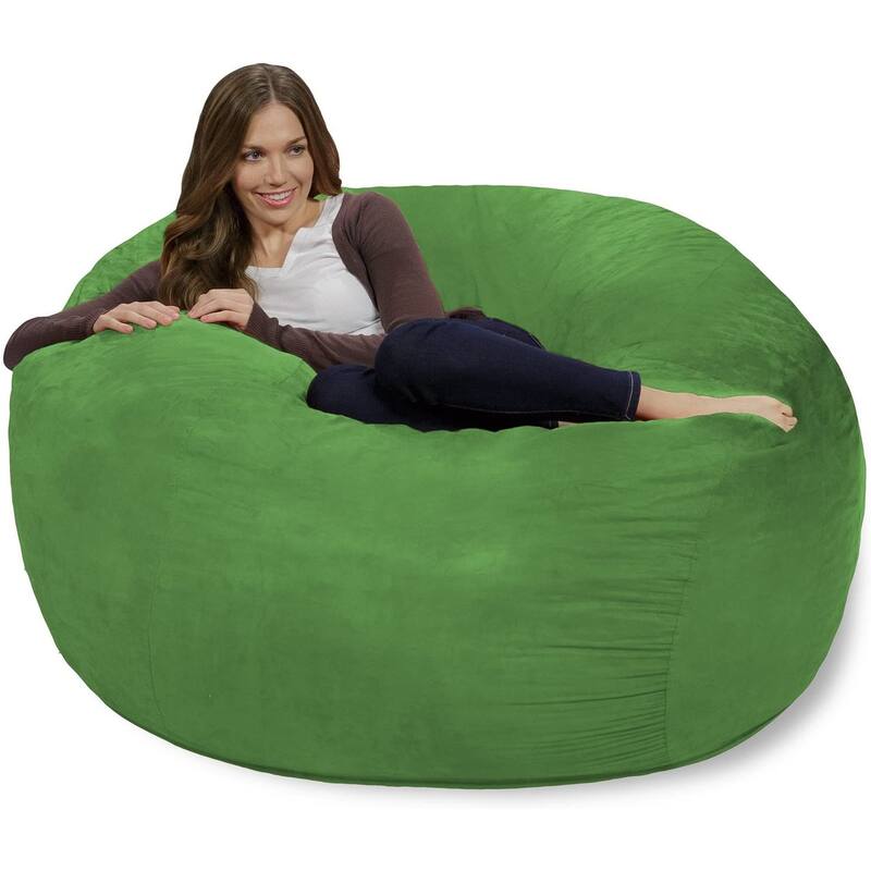 Bean Bag Chair 4-foot Memory Foam Removable Cover Bean Bags
