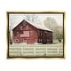 preview thumbnail 15 of 26, Stupell Patriotic Barn Flag Framed Floater Canvas Wall Art Design By Lori Deiter 21 x 17 - Gold