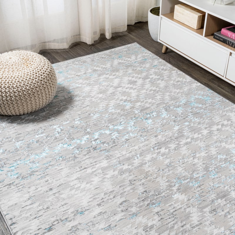 JONATHAN Y Ethan Faded Trellis Area Rug