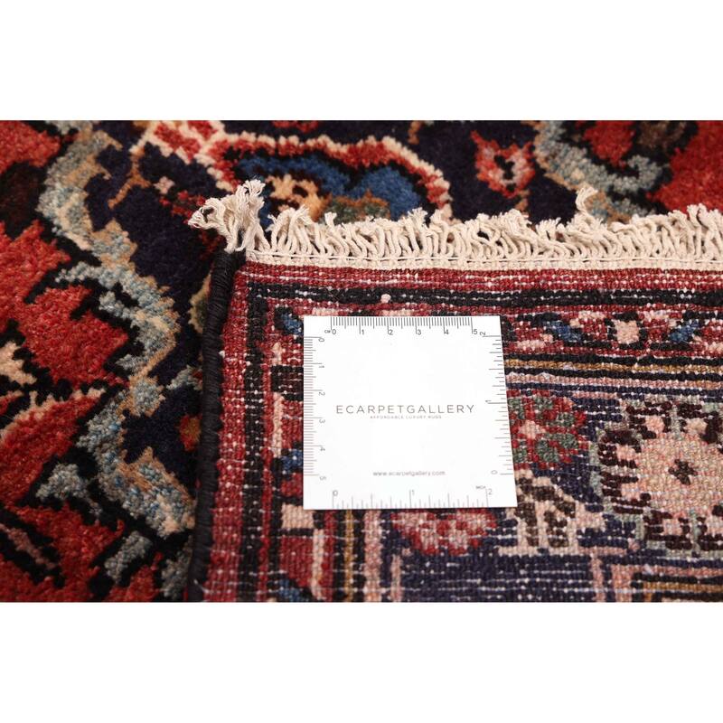 ECARPETGALLERY Hand-knotted Anadol Dark Red Wool Rug - 3'5 x 10'2