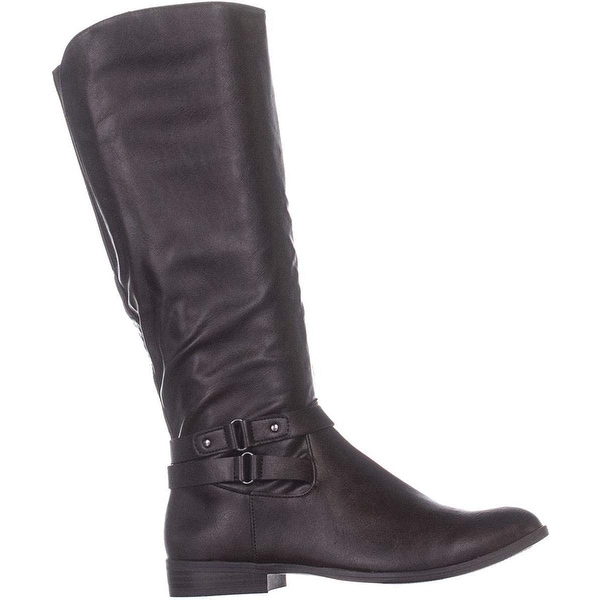 Style & Co. Womens Kindell Leather Closed Toe Mid-Calf Cold Weather Boots. Opens flyout.