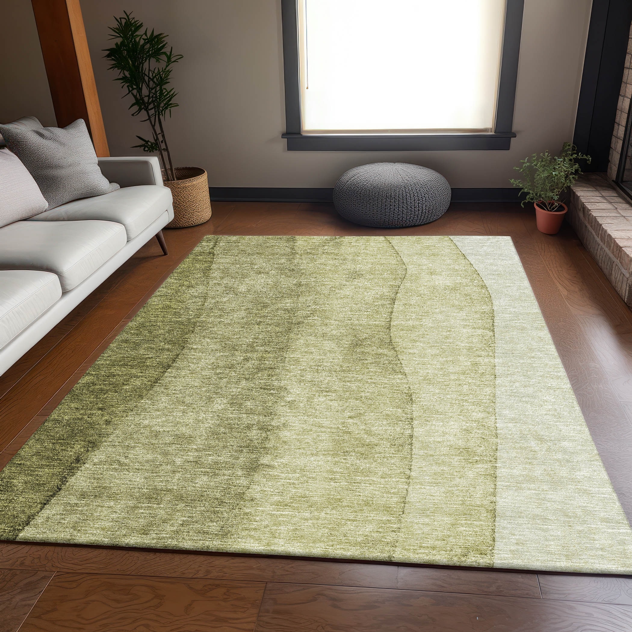 Premium Washable Super Soft Chunky Ombre Mayfield Rug