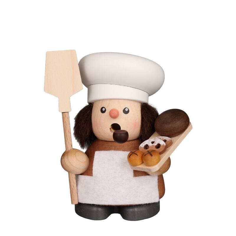 4” Christian Ulbricht Baker Smoker Christmas Figurine