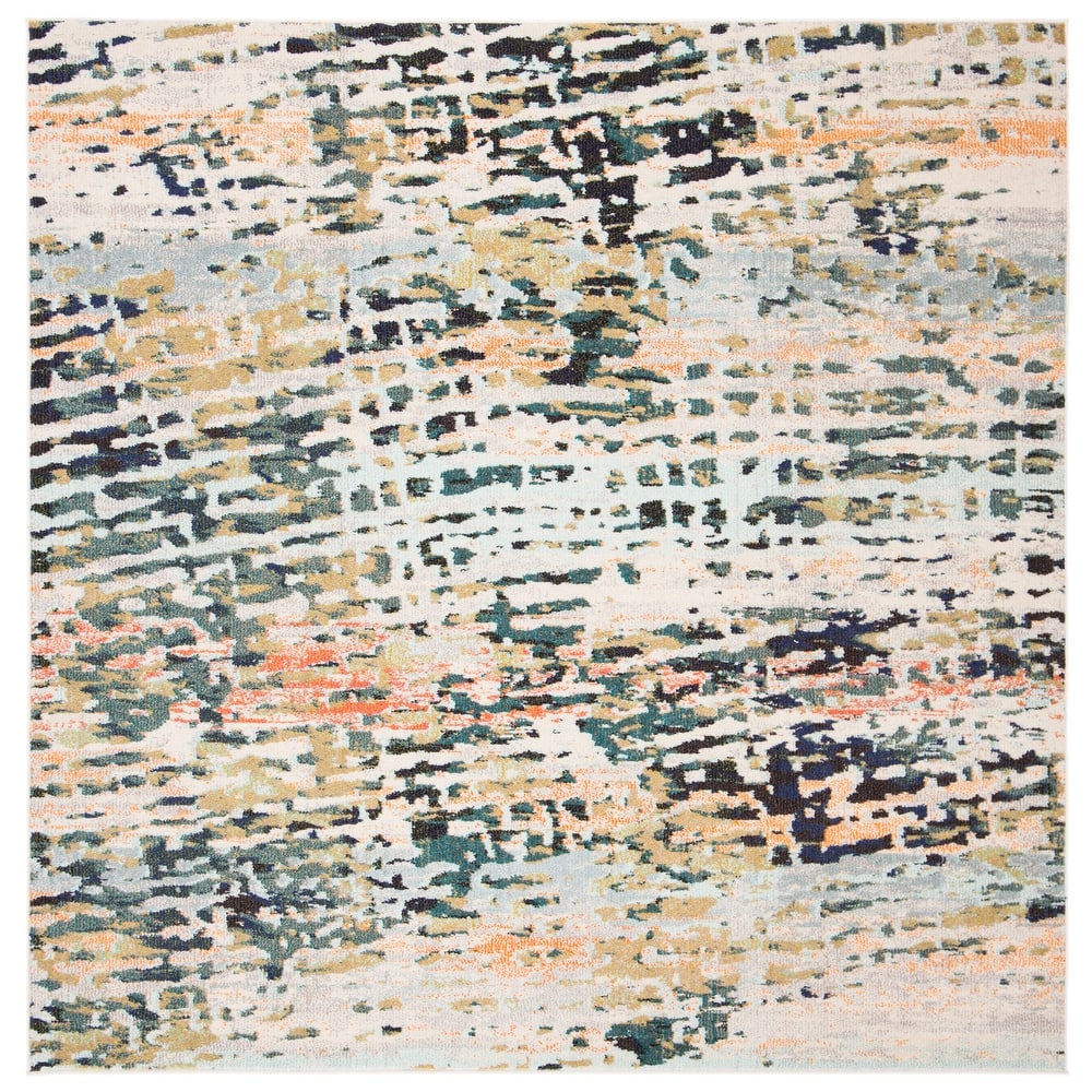 SAFAVIEH Madison Erlinda Vintage Boho Abstract Rug