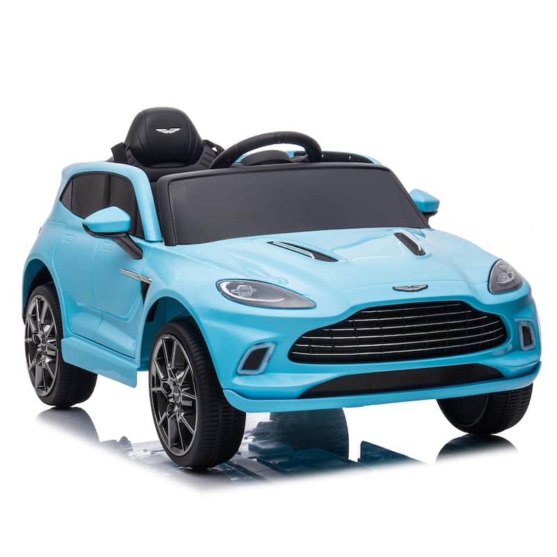 12V Dual-drive remote control electric Kid Ride On Car - BLUE
