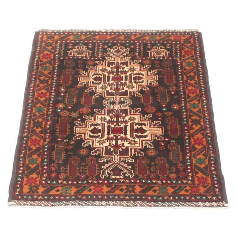 Teimani Beige Rug 2'11" x 4'6" - 2'11 x 4'6
