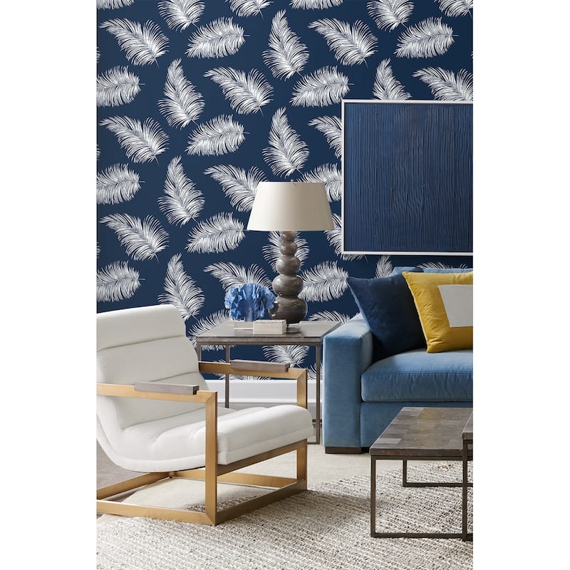 Luxe Haven Tossed Palm Peel and Stick Wallpaper