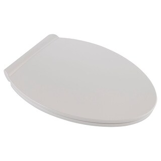 Contemporary Slow-Close Elongated Closed Front Toilet Seat with ...