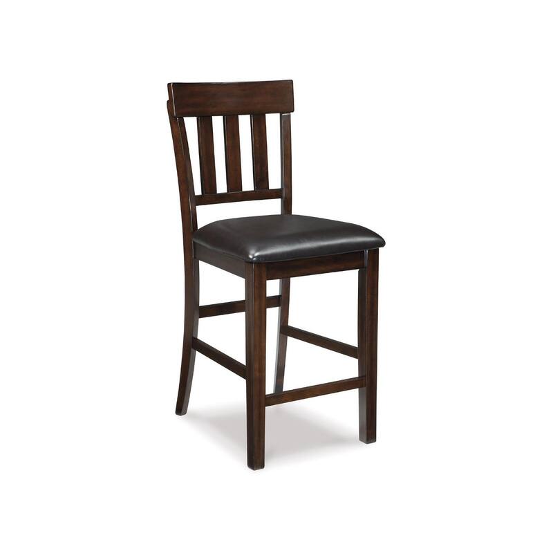 Haddigan Counter Height Bar Stool - Set of 2 - Dark Brown