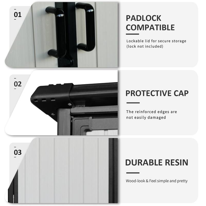 Outdoor Waterproof Storage Shed