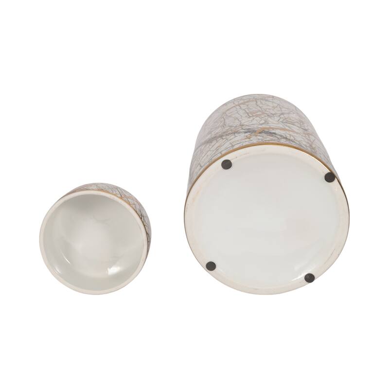 Ceramic Modern Decorative Jar with Lid