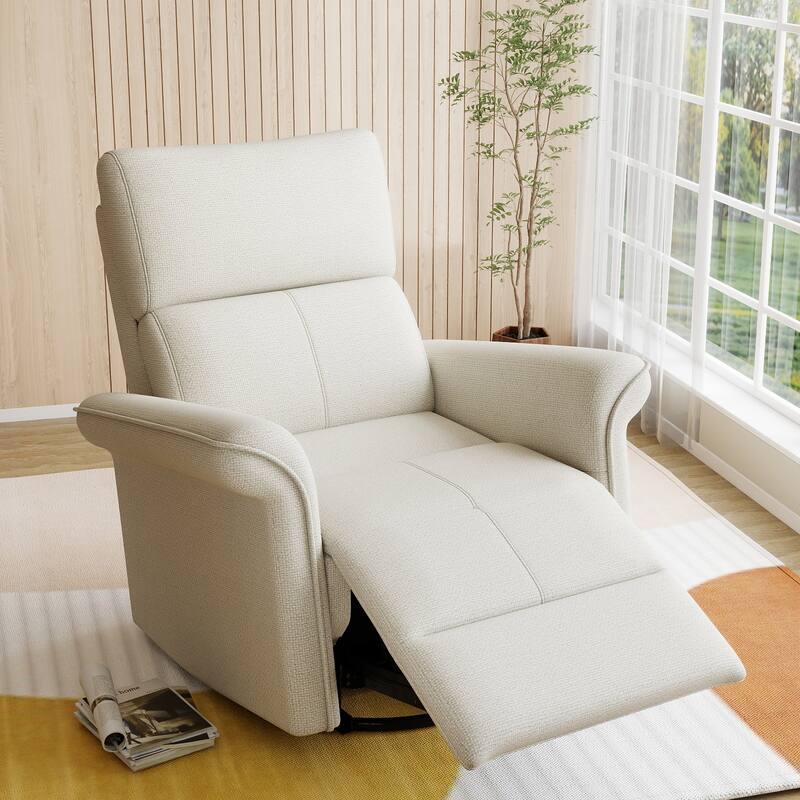 Power Swivel Rocker Recliner Chair for Adults,Rocking Glider Recliner for Small Spaces,Fabric Rocking Chair for Nursery