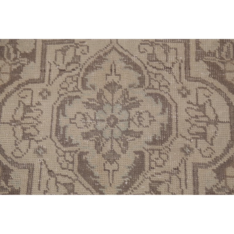 Traditional Tabriz Persian Vintage Area Rug Handmade Wool Carpet - 8'0"x 10'10"