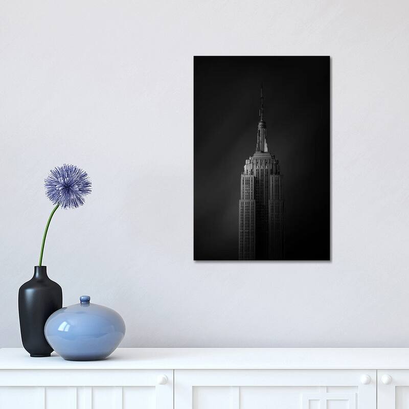 iCanvas "The Empire State Building" by Sebastien Del Grosso Canvas Print - 18x12x1.5