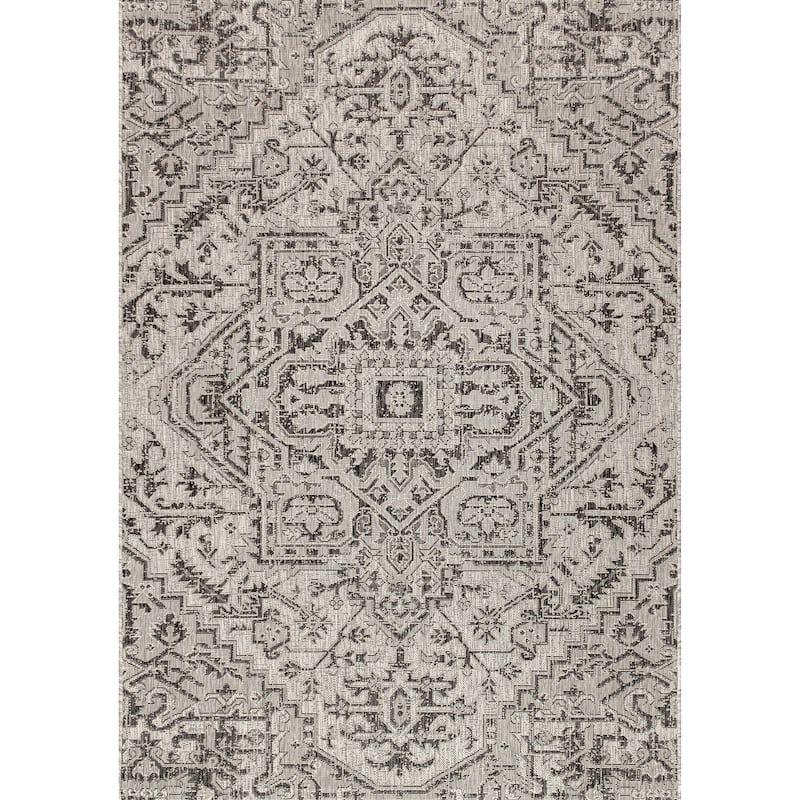 JONATHAN Y Charleston Medallion Indoor/Outdoor Area Rug