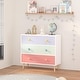preview thumbnail 14 of 18, 3-Drawer Kids Dresser and Nightstand: Multi-Purpose Storage Cabinet for Nursery, Toddler Room, Bedroom, and Living Room