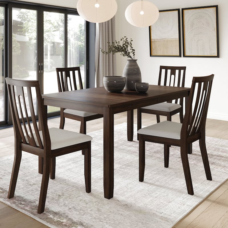 CraftPorch Contemporary 5-piece Wooden Dining Set