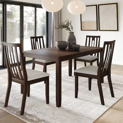 CraftPorch Contemporary 5-piece Wooden Dining Set