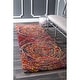 preview thumbnail 11 of 12, Nuloom Ardelle Colorful Swirl Shag Area Rug 2'8" x 8' Runner - Multi